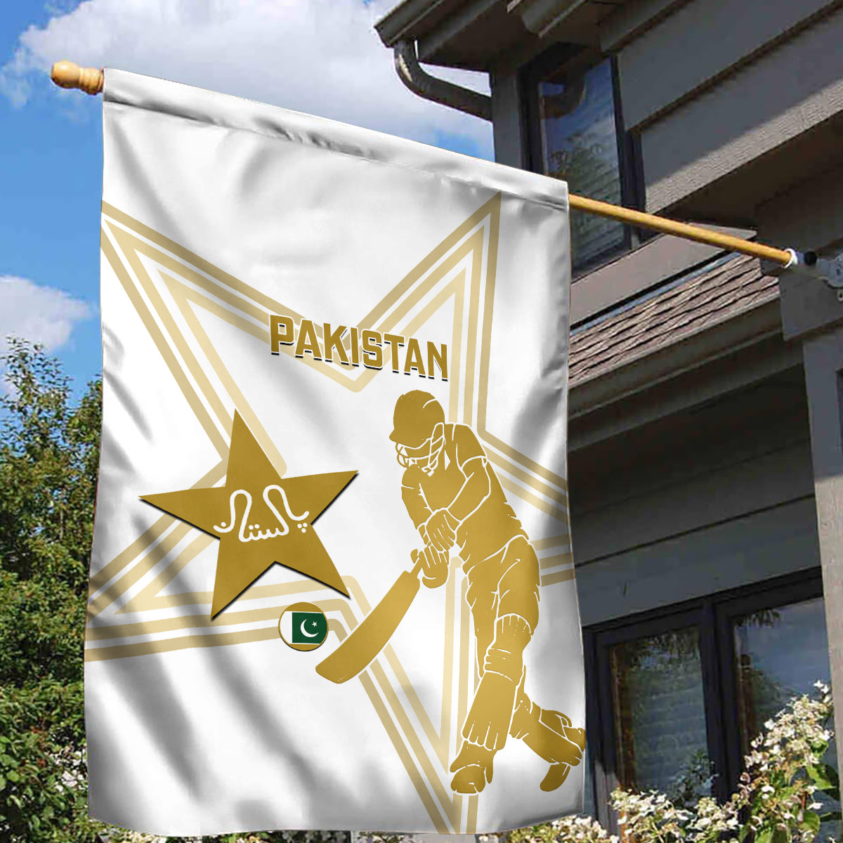 Pakistan Cricket Garden Flag 2023 Go Shaheens - Vibe Hoodie Shop