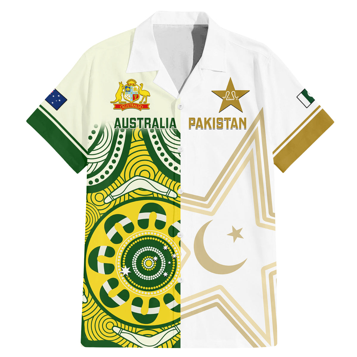 australia-and-pakistan-cricket-family-matching-mermaid-dress-and-hawaiian-shirt-boxing-day-2023-test-aussie-with-shaheens