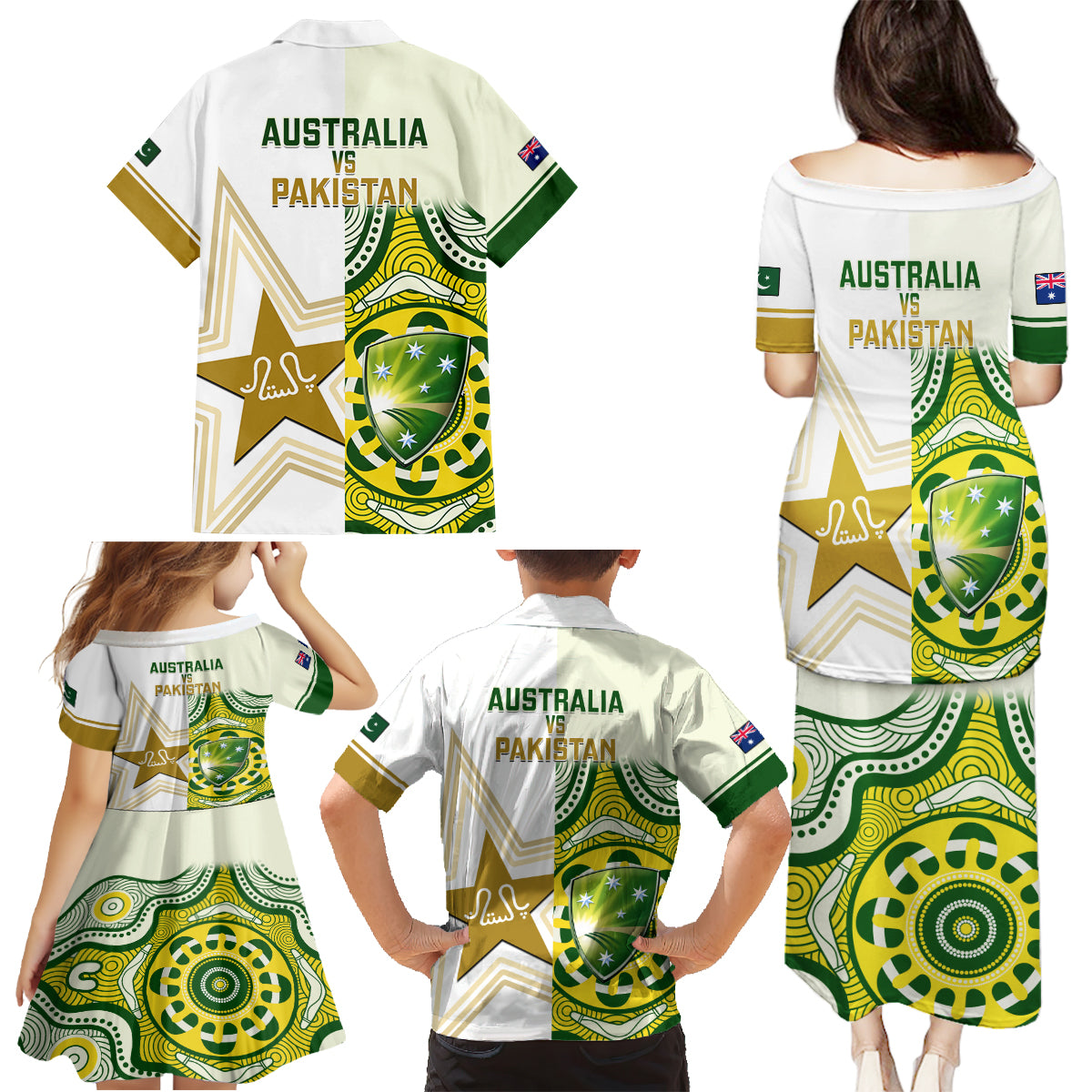 australia-and-pakistan-cricket-family-matching-puletasi-dress-and-hawaiian-shirt-boxing-day-2023-test-aussie-with-shaheens