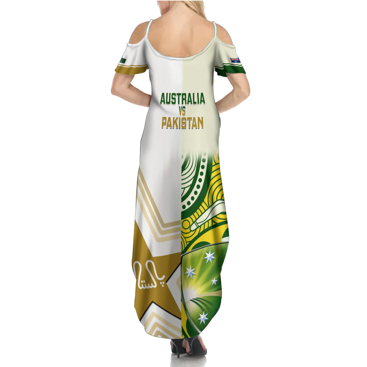 australia-and-pakistan-cricket-family-matching-summer-maxi-dress-and-hawaiian-shirt-boxing-day-2023-test-aussie-with-shaheens