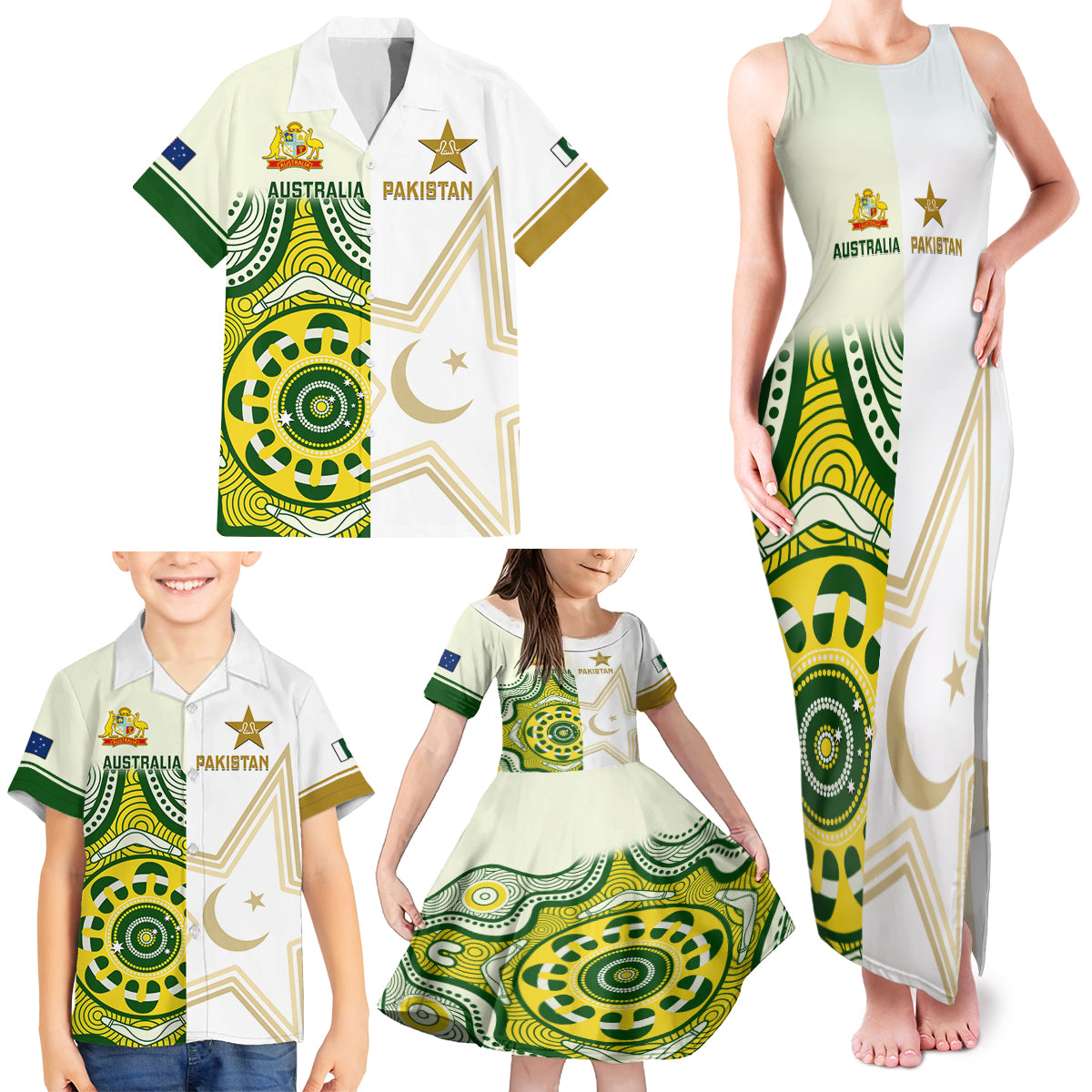 australia-and-pakistan-cricket-family-matching-tank-maxi-dress-and-hawaiian-shirt-boxing-day-2023-test-aussie-with-shaheens