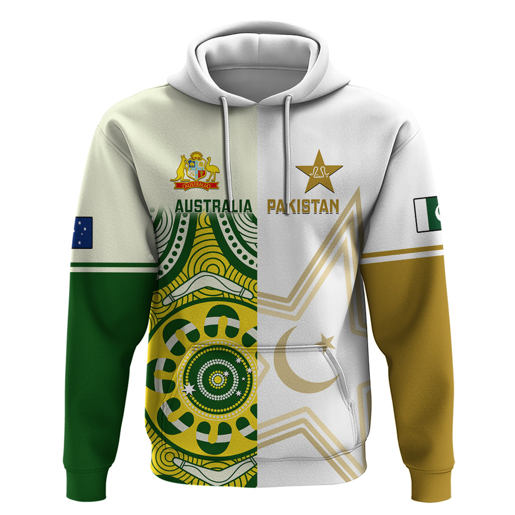 Australia And Pakistan Cricket Hoodie Boxing Day 2023 Test Aussie With Shaheens - Vibe Hoodie Shop