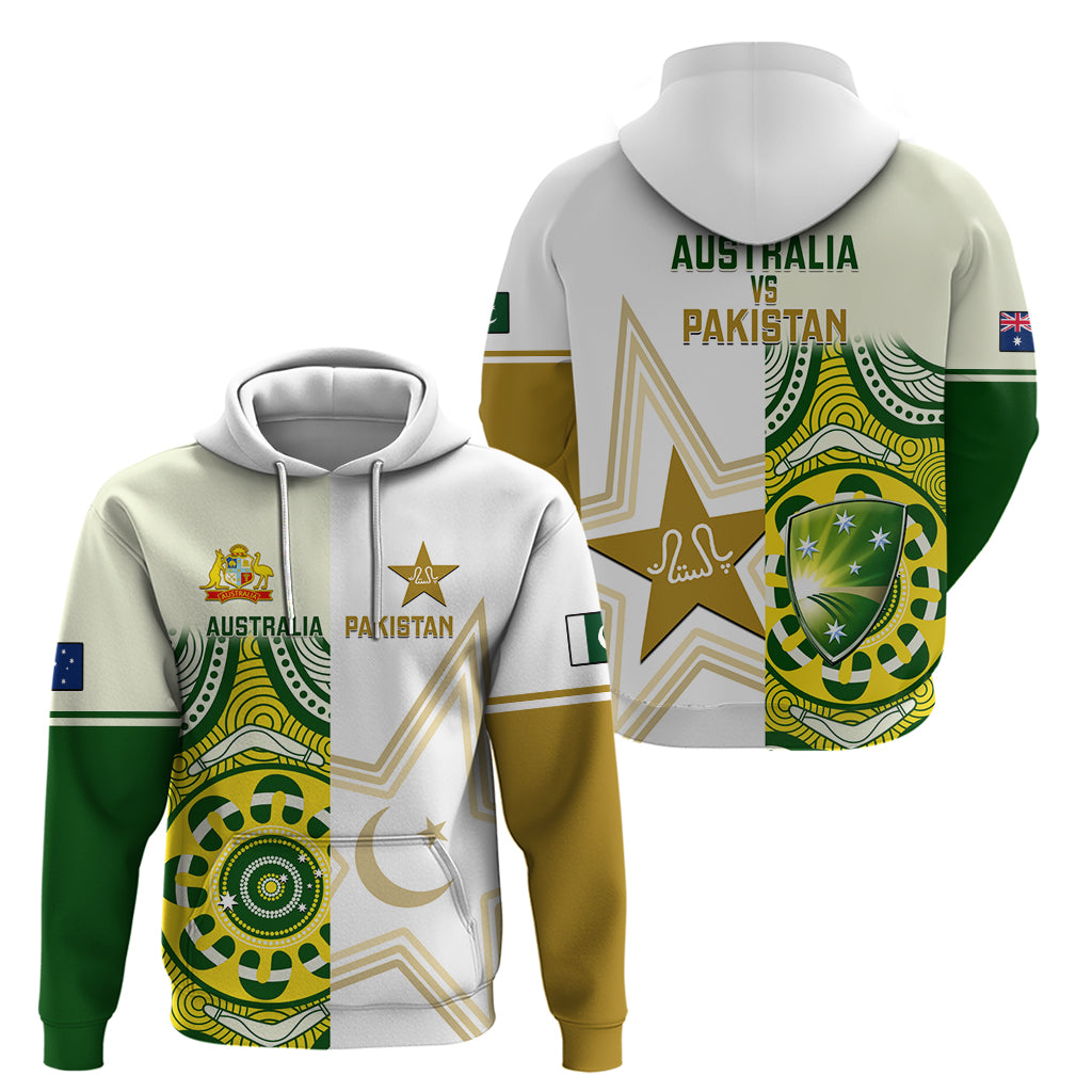 Australia And Pakistan Cricket Hoodie Boxing Day 2023 Test Aussie With Shaheens - Vibe Hoodie Shop