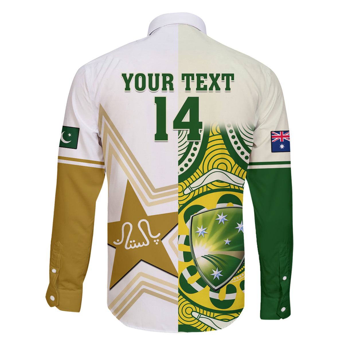 custom-australia-and-pakistan-cricket-family-matching-long-sleeve-bodycon-dress-and-hawaiian-shirt-boxing-day-2023-test-aussie-with-shaheens