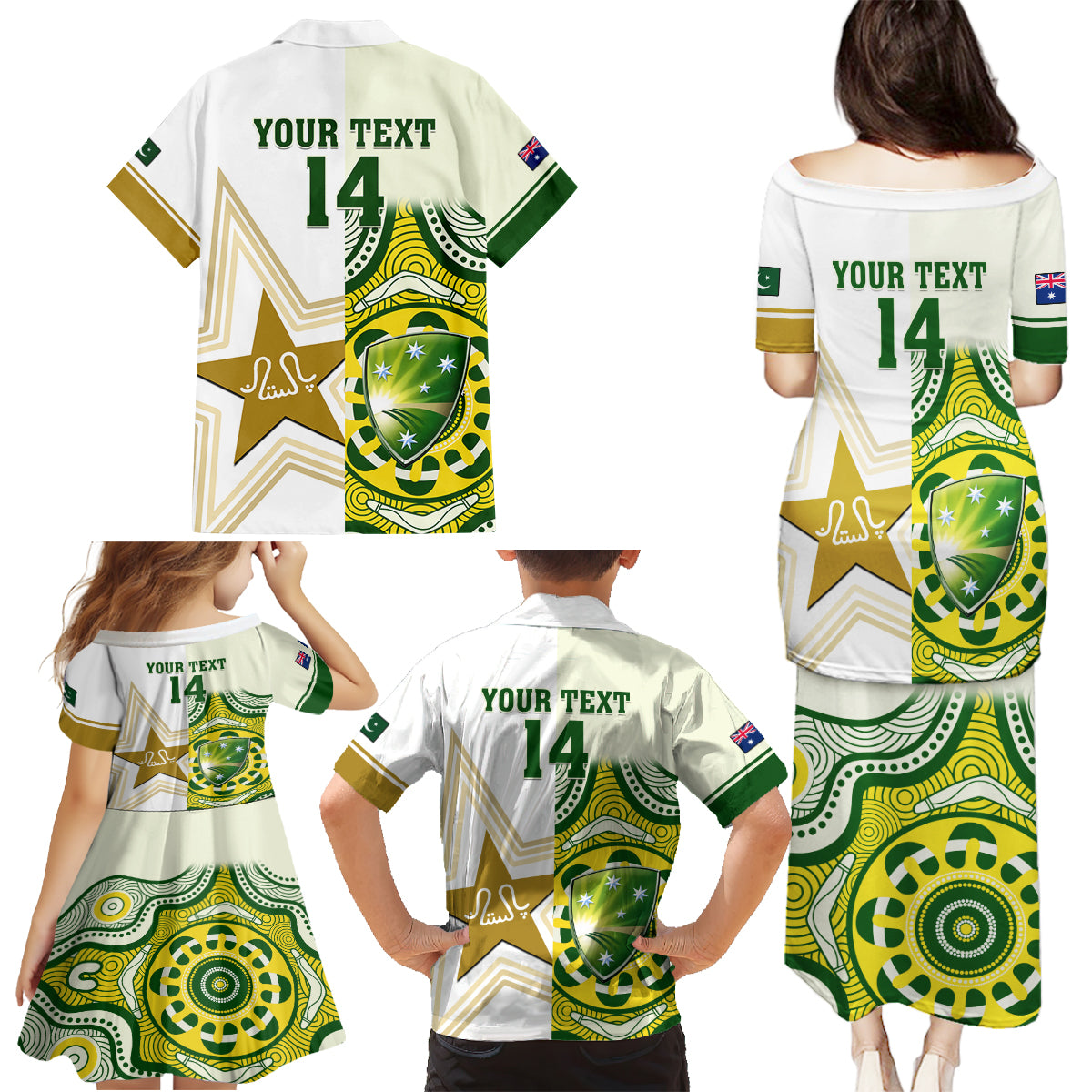 custom-australia-and-pakistan-cricket-family-matching-puletasi-dress-and-hawaiian-shirt-boxing-day-2023-test-aussie-with-shaheens