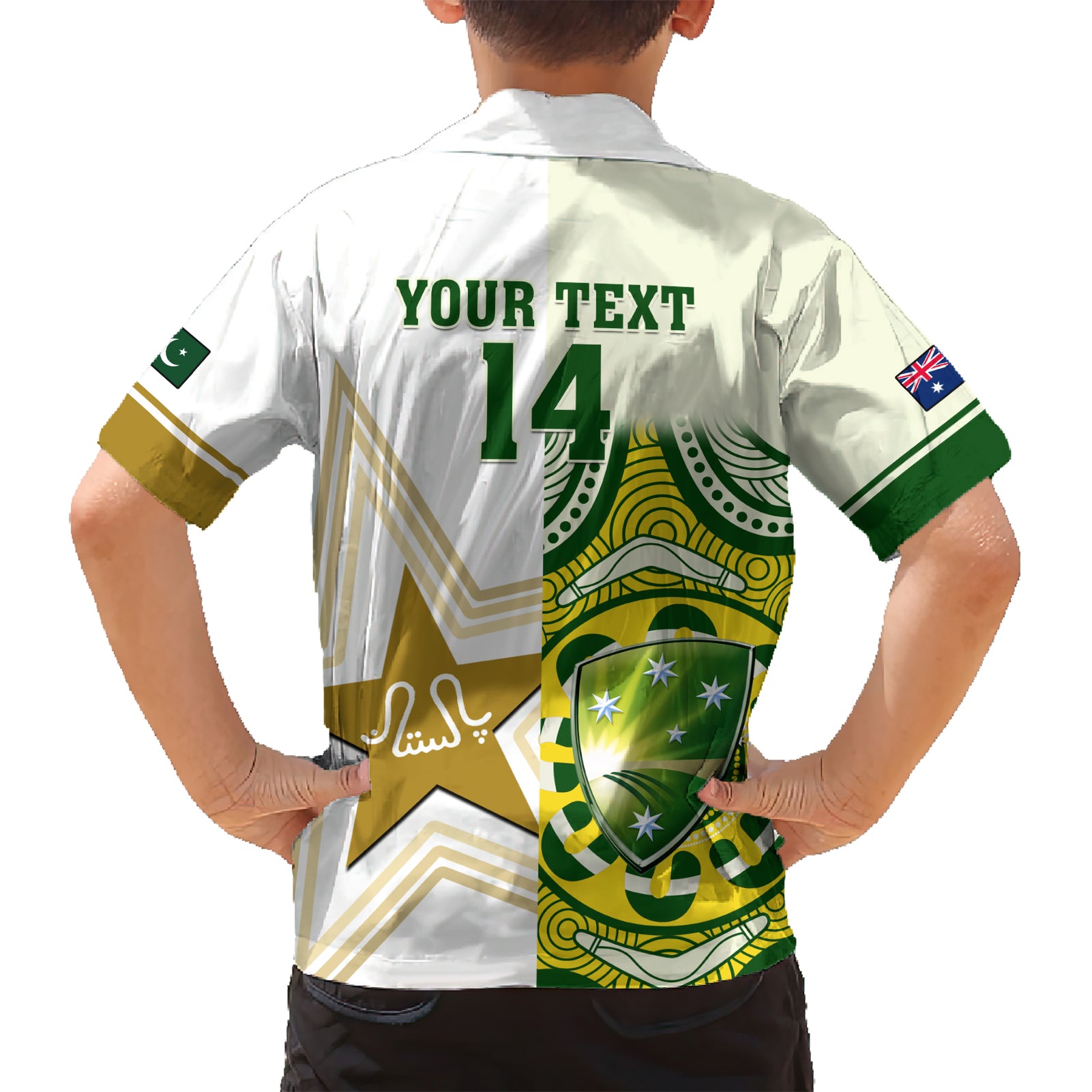 Custom Australia And Pakistan Cricket Hawaiian Shirt Boxing Day 2023 Test Aussie With Shaheens - Vibe Hoodie Shop