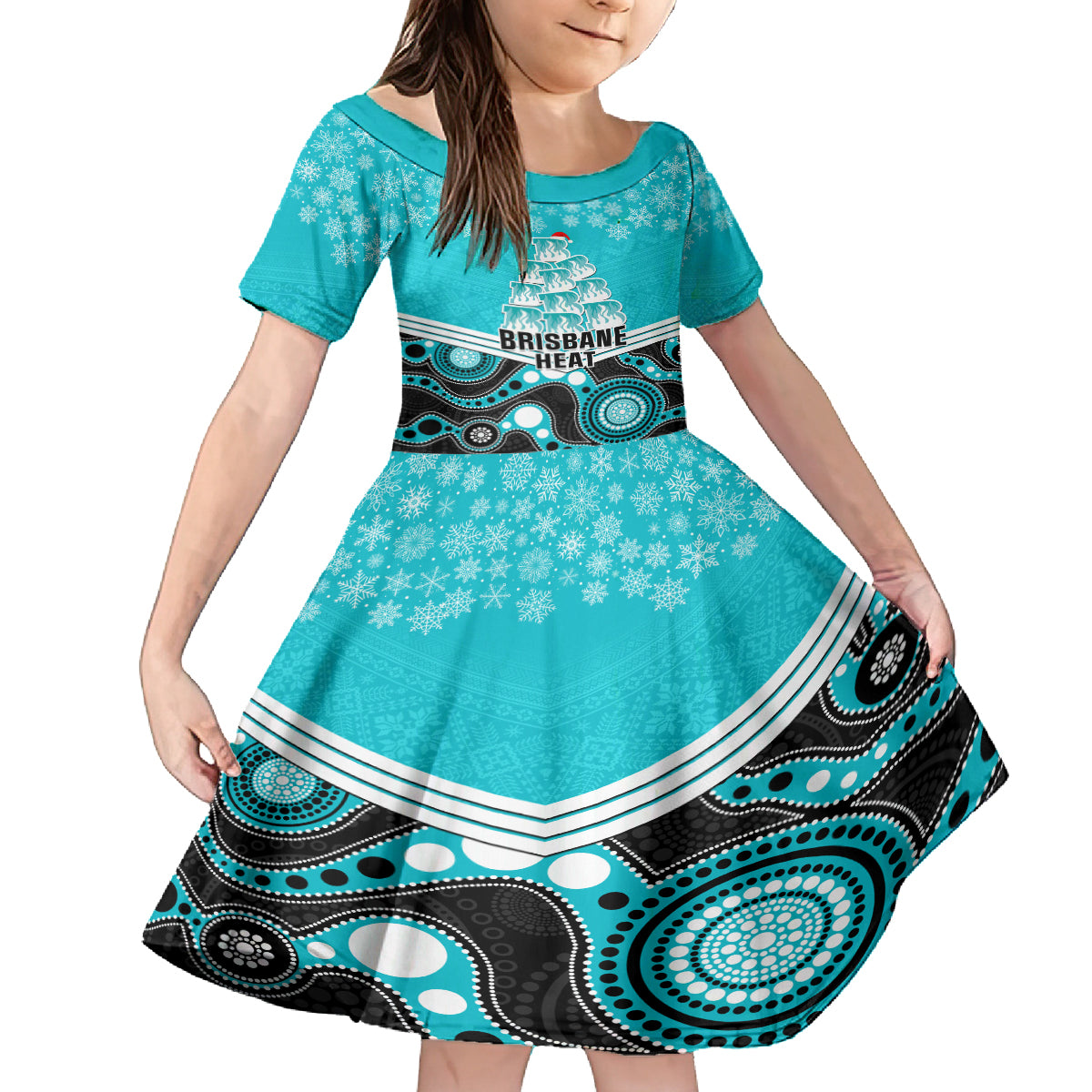 custom-brisbane-heat-cricket-christmas-family-matching-off-shoulder-long-sleeve-dress-and-hawaiian-shirt-merry-xmas-2023-indigenous-art