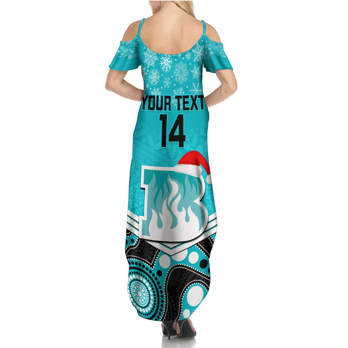 custom-brisbane-heat-cricket-christmas-family-matching-summer-maxi-dress-and-hawaiian-shirt-merry-xmas-2023-indigenous-art