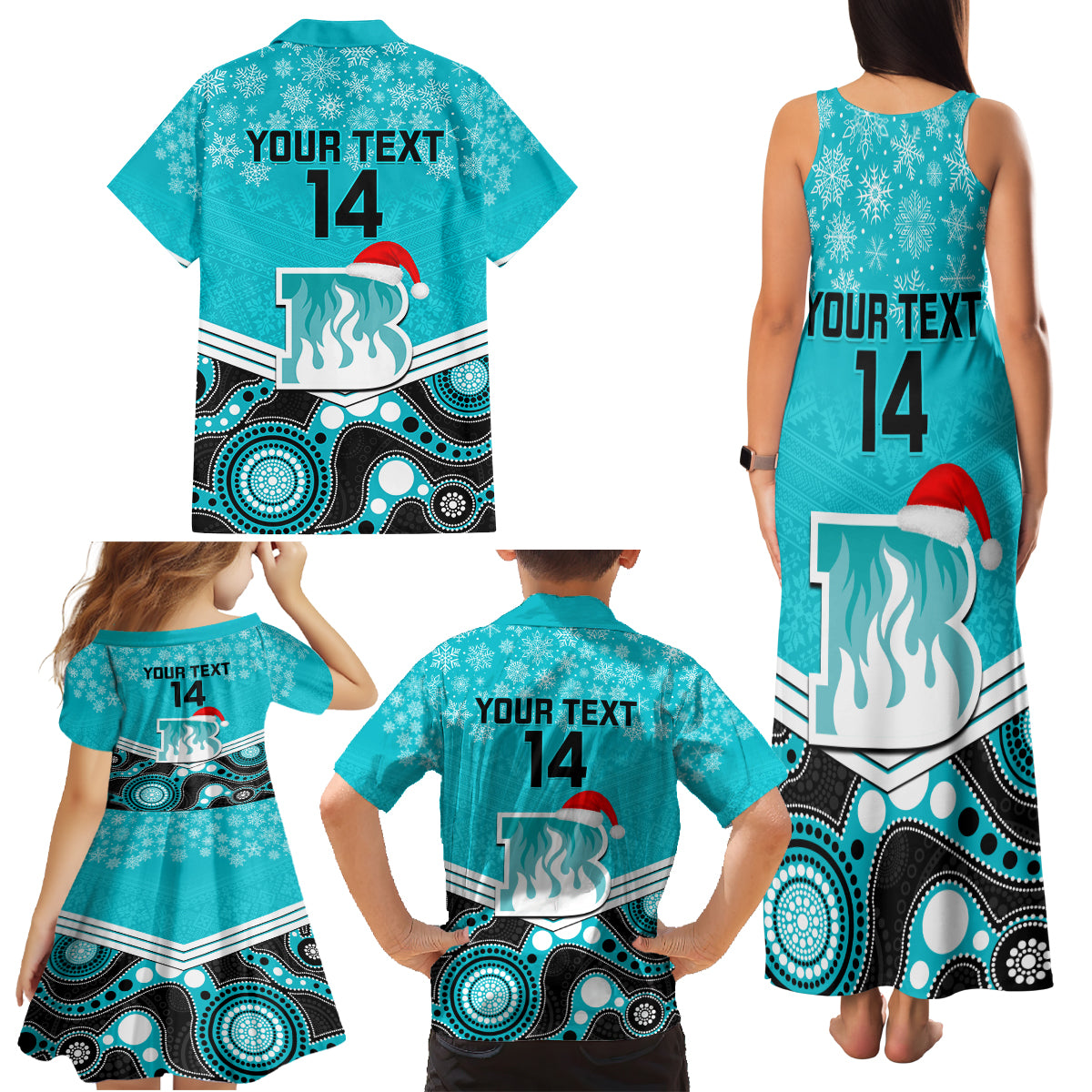 custom-brisbane-heat-cricket-christmas-family-matching-tank-maxi-dress-and-hawaiian-shirt-merry-xmas-2023-indigenous-art