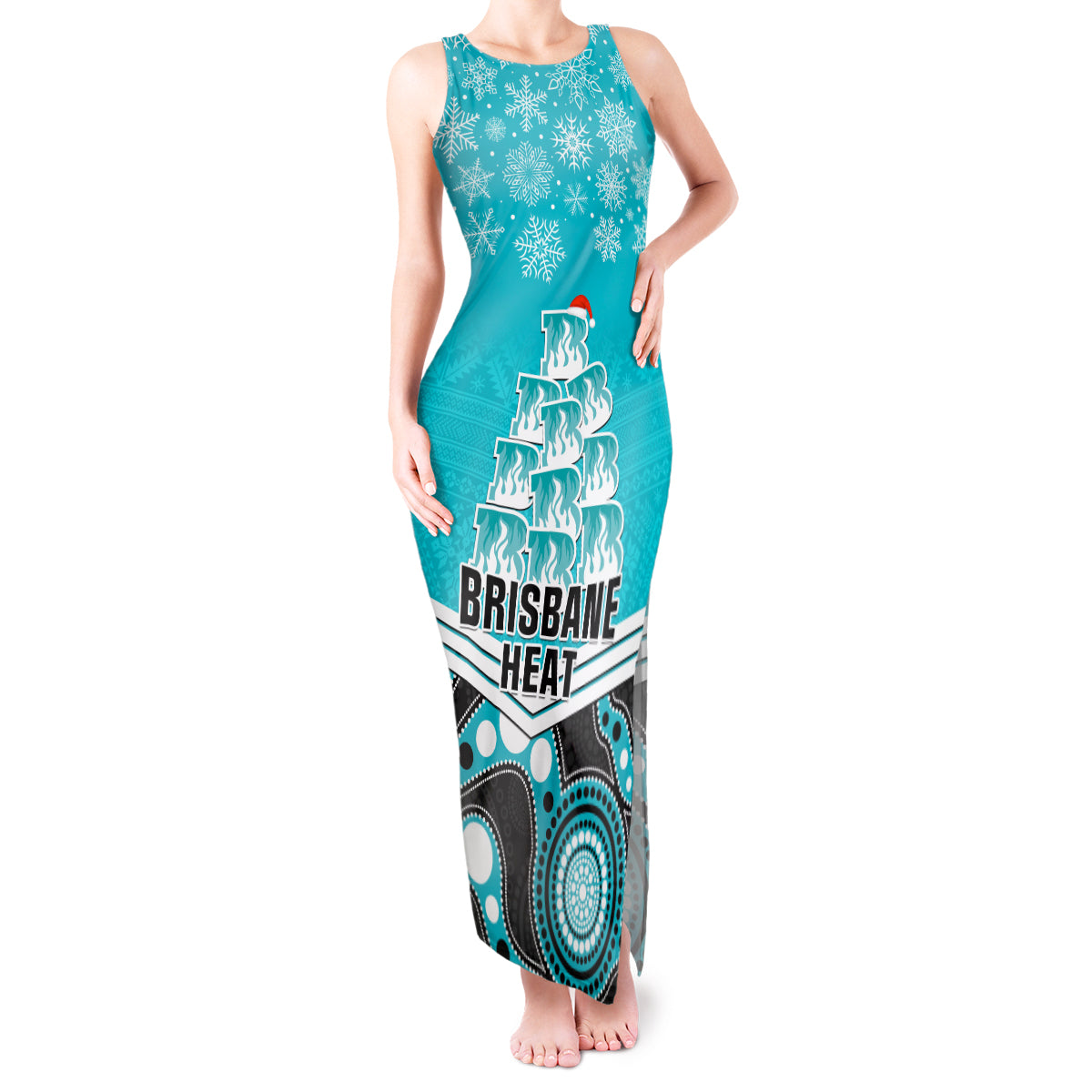 custom-brisbane-heat-cricket-christmas-tank-maxi-dress-merry-xmas-2023-indigenous-art