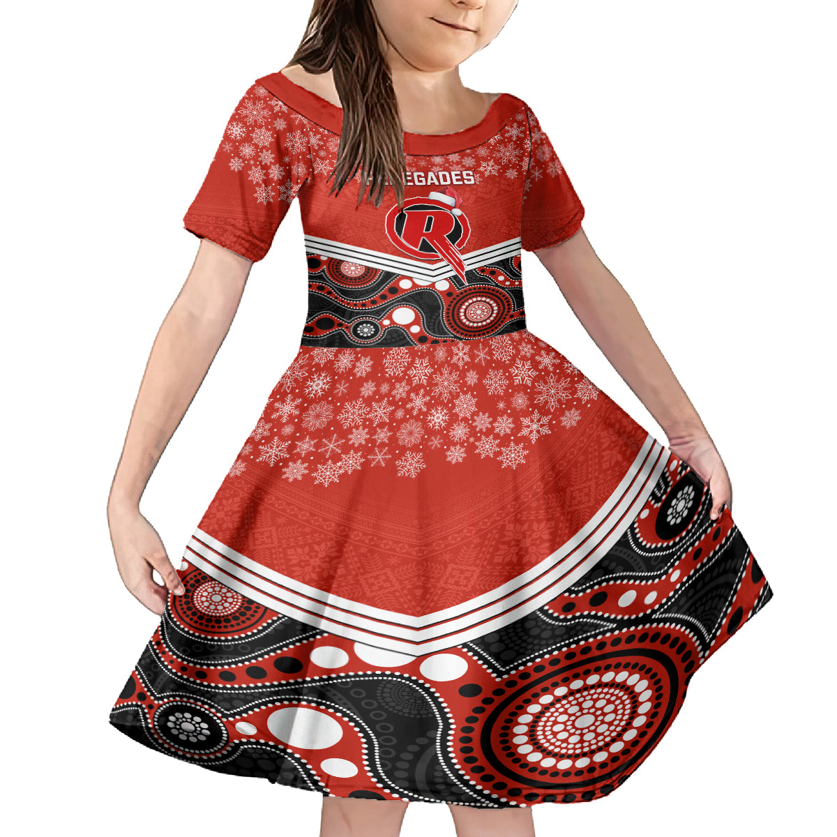 custom-melbourne-renegades-cricket-christmas-family-matching-long-sleeve-bodycon-dress-and-hawaiian-shirt-merry-xmas-2023-indigenous-art