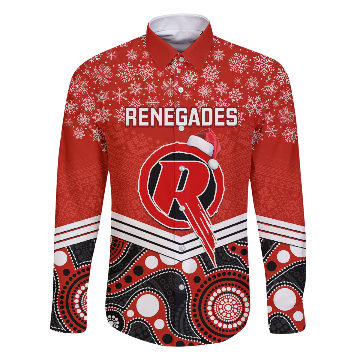 custom-melbourne-renegades-cricket-christmas-family-matching-long-sleeve-bodycon-dress-and-hawaiian-shirt-merry-xmas-2023-indigenous-art