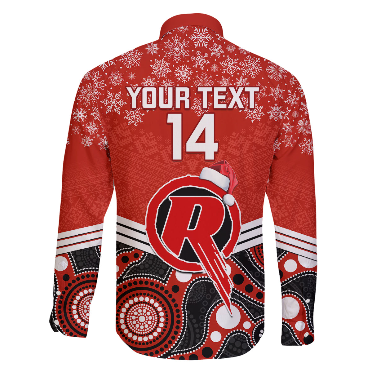 custom-melbourne-renegades-cricket-christmas-family-matching-long-sleeve-bodycon-dress-and-hawaiian-shirt-merry-xmas-2023-indigenous-art