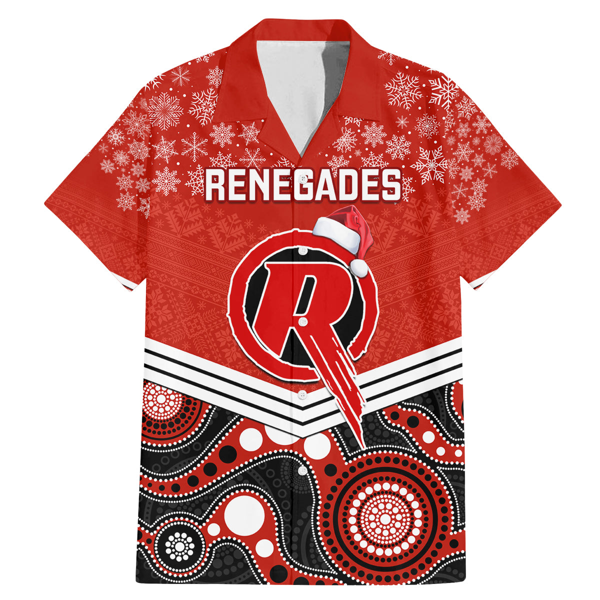 custom-melbourne-renegades-cricket-christmas-family-matching-mermaid-dress-and-hawaiian-shirt-merry-xmas-2023-indigenous-art