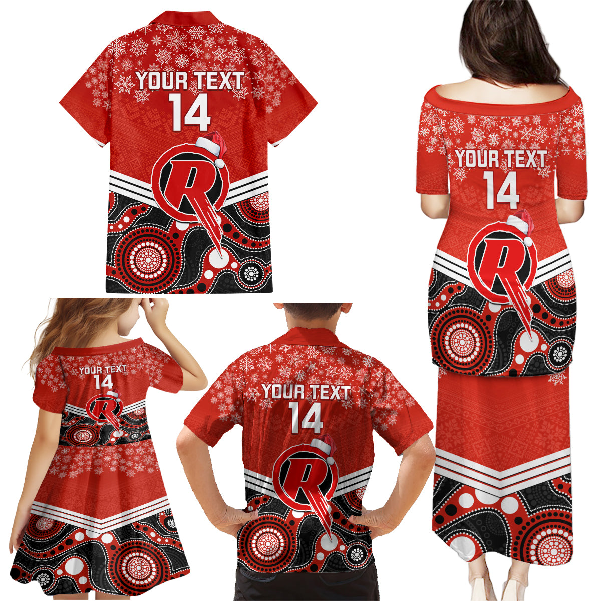 custom-melbourne-renegades-cricket-christmas-family-matching-puletasi-dress-and-hawaiian-shirt-merry-xmas-2023-indigenous-art