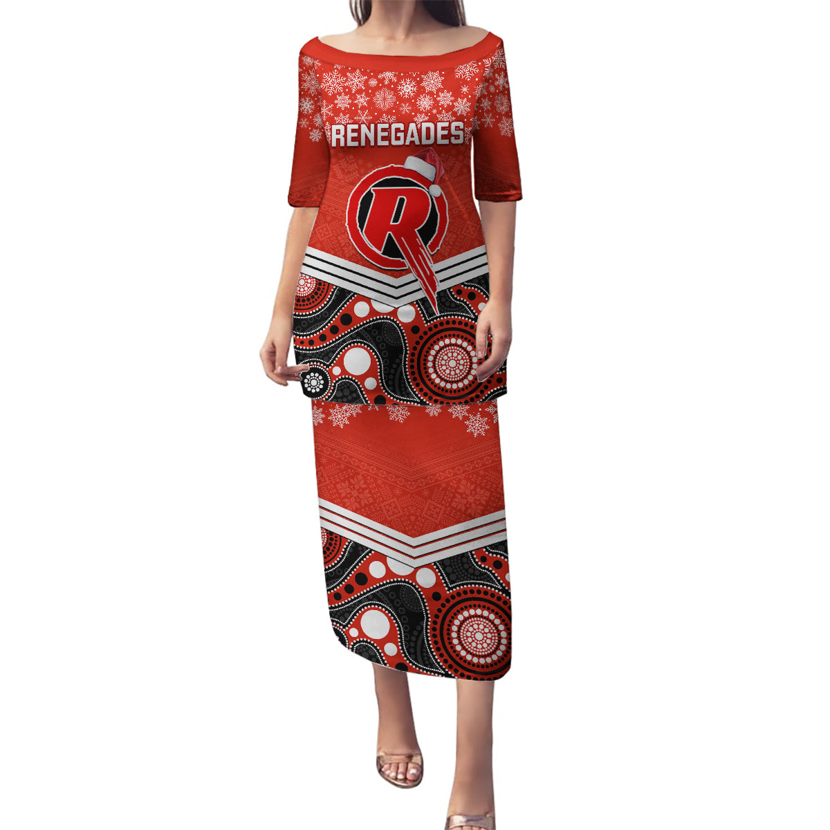 custom-melbourne-renegades-cricket-christmas-family-matching-puletasi-dress-and-hawaiian-shirt-merry-xmas-2023-indigenous-art