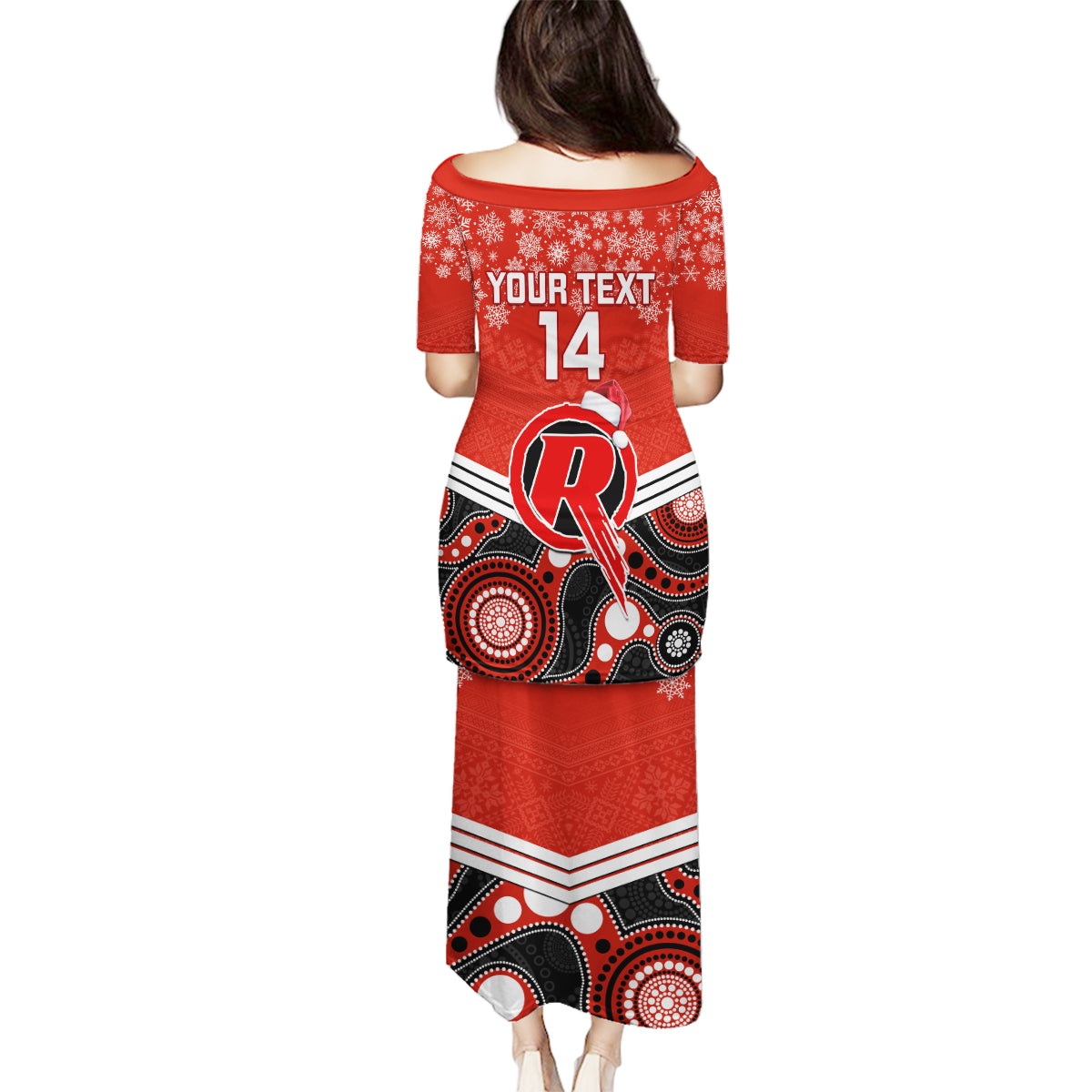 custom-melbourne-renegades-cricket-christmas-family-matching-puletasi-dress-and-hawaiian-shirt-merry-xmas-2023-indigenous-art