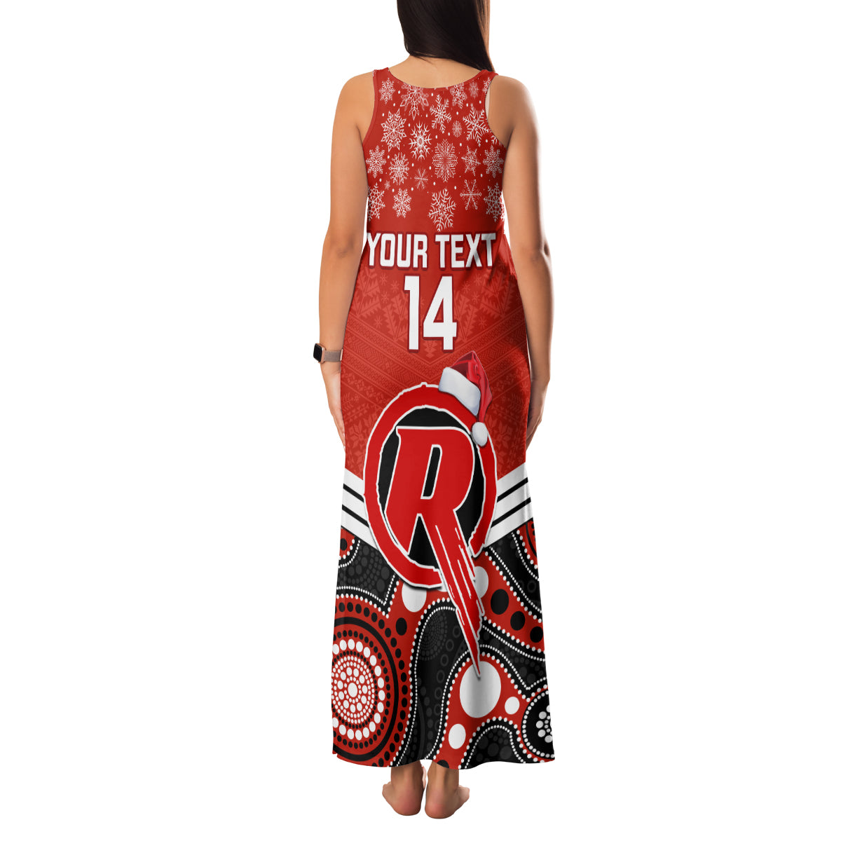 custom-melbourne-renegades-cricket-christmas-family-matching-tank-maxi-dress-and-hawaiian-shirt-merry-xmas-2023-indigenous-art