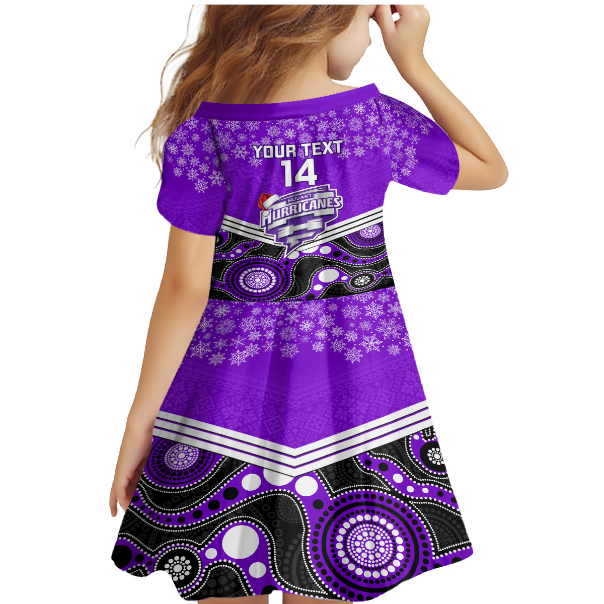 custom-hobart-hurricanes-cricket-christmas-family-matching-mermaid-dress-and-hawaiian-shirt-merry-xmas-2023-indigenous-art