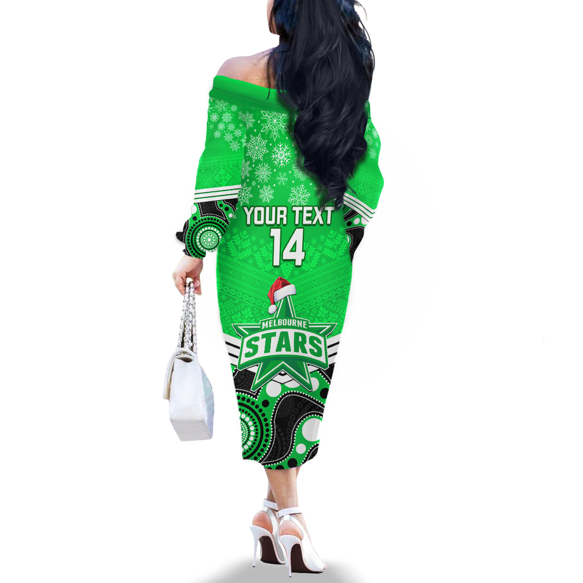 custom-melbourne-stars-cricket-christmas-family-matching-off-shoulder-long-sleeve-dress-and-hawaiian-shirt-merry-xmas-2023-indigenous-art