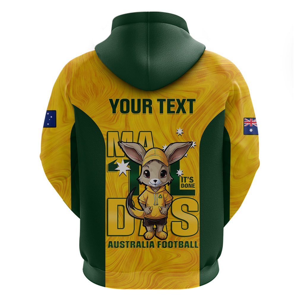 Custom Matildas Hoodie Australian Cute Mascot Unique Gold Version - Vibe Hoodie Shop