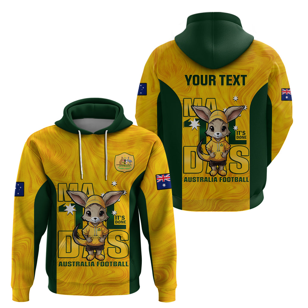 Custom Matildas Hoodie Australian Cute Mascot Unique Gold Version - Vibe Hoodie Shop