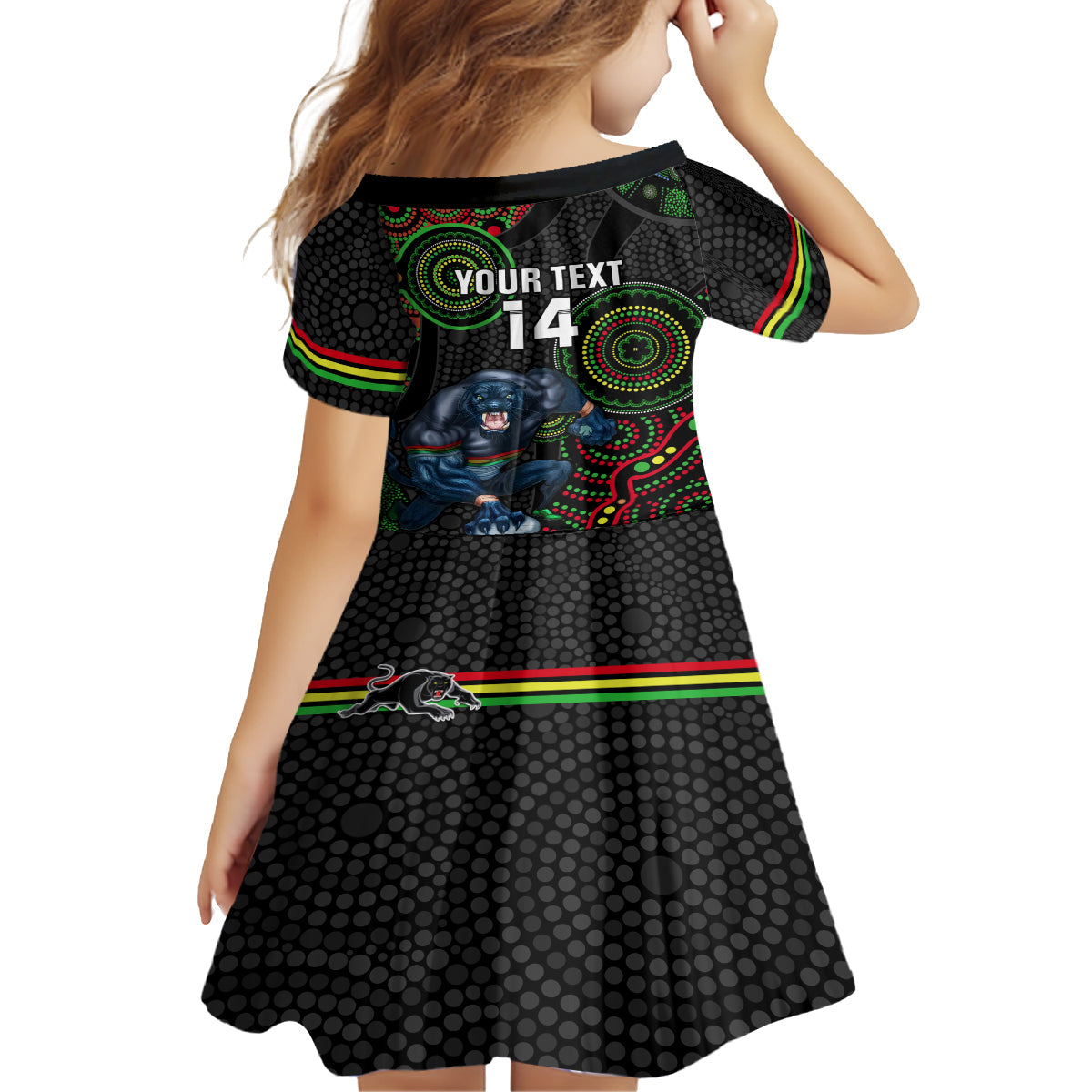 custom-nrl-panthers-family-matching-off-shoulder-long-sleeve-dress-and-hawaiian-shirt-indigenous-penrith-dynamic-black-version