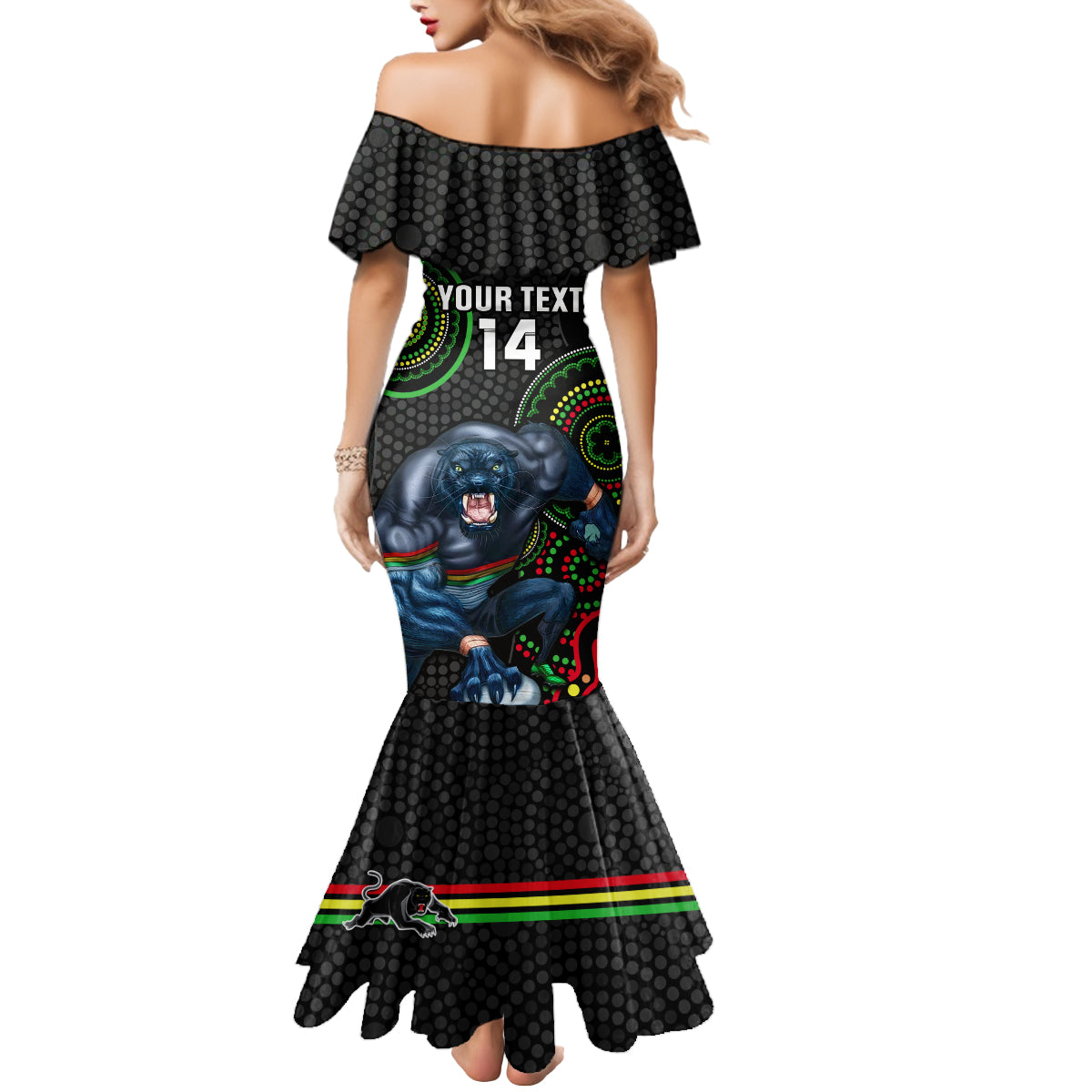 custom-nrl-panthers-mermaid-dress-indigenous-penrith-dynamic-black-version