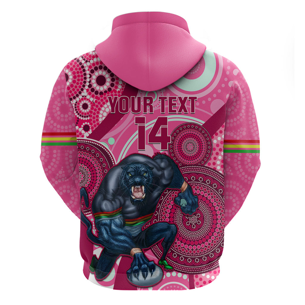 Custom NRL Panthers Hoodie Indigenous Penrith Dynamic Pink Version - Vibe Hoodie Shop