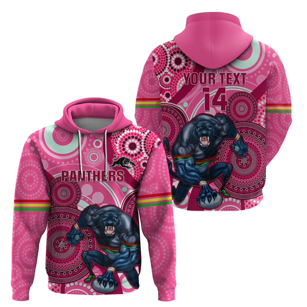 Custom NRL Panthers Hoodie Indigenous Penrith Dynamic Pink Version - Vibe Hoodie Shop