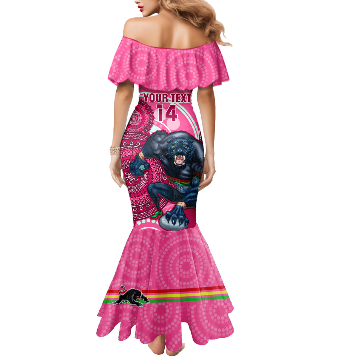custom-nrl-panthers-mermaid-dress-indigenous-penrith-dynamic-pink-version
