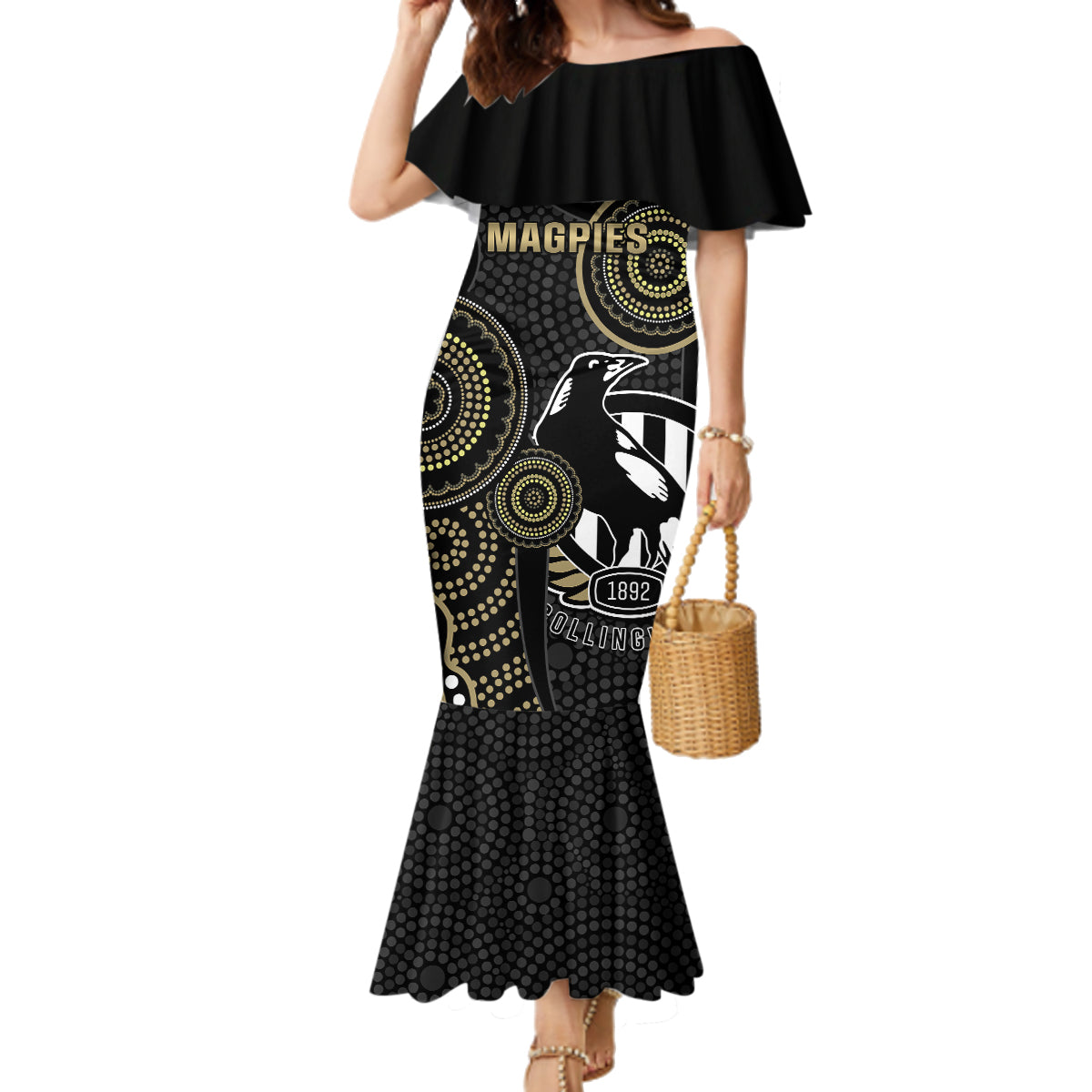 custom-afl-collingwood-family-matching-mermaid-dress-and-hawaiian-shirt-indigenous-magpies-dynamic-version