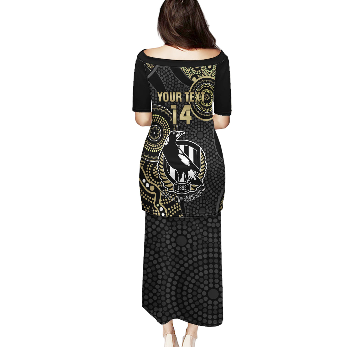 custom-afl-collingwood-family-matching-puletasi-dress-and-hawaiian-shirt-indigenous-magpies-dynamic-version