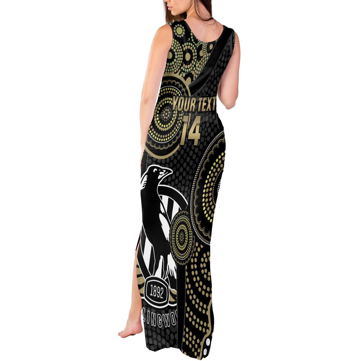 custom-afl-collingwood-tank-maxi-dress-indigenous-magpies-dynamic-version