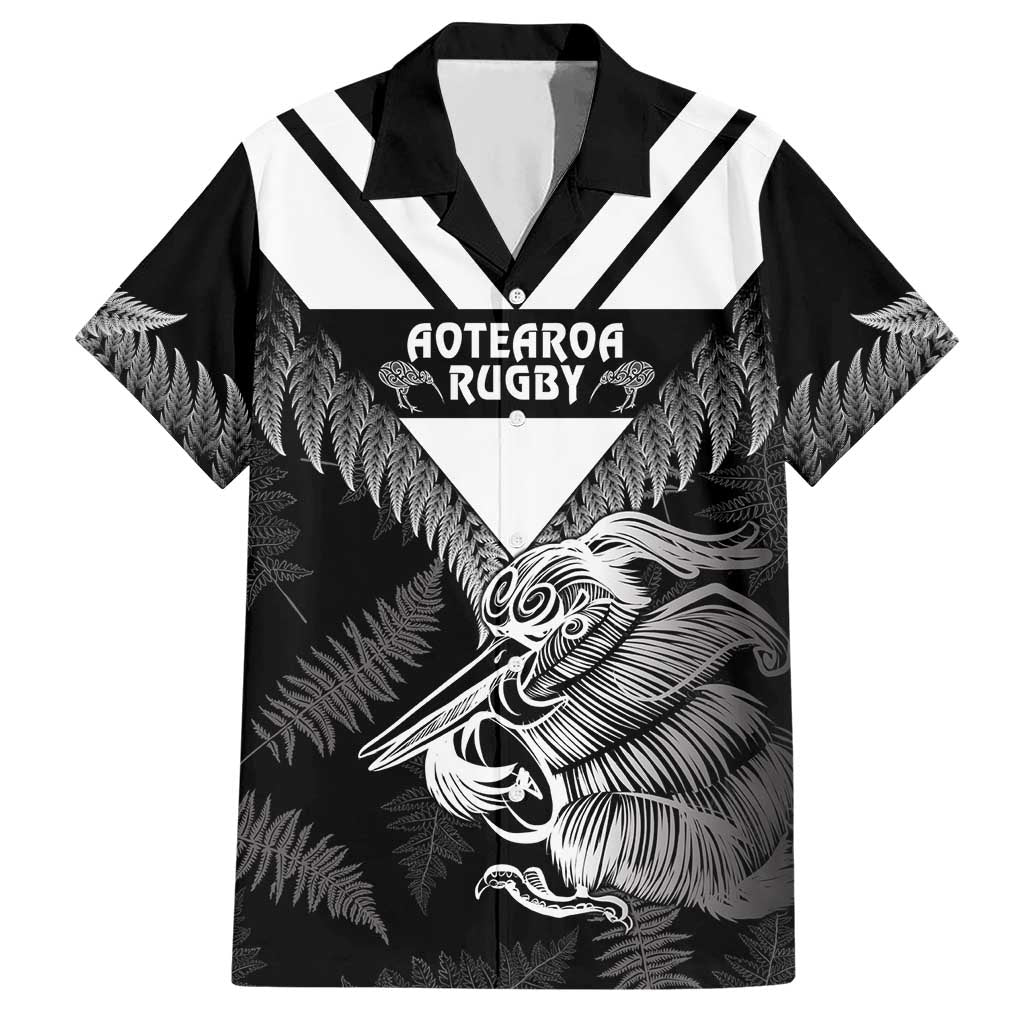 Aotearoa Silver Fern Rugby Custom Hawaiian Shirt 2024 Go Kiwi - Vibe Hoodie Shop