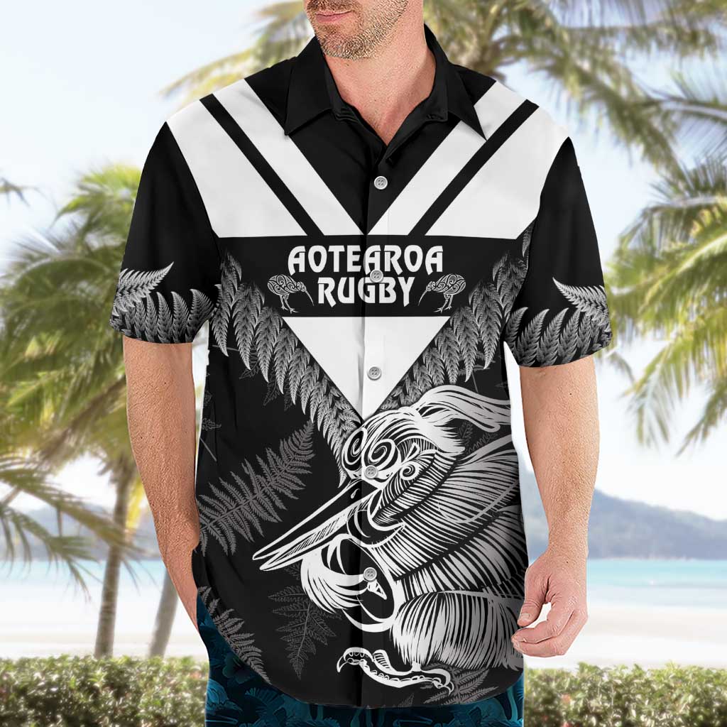 Aotearoa Silver Fern Rugby Custom Hawaiian Shirt 2024 Go Kiwi - Vibe Hoodie Shop