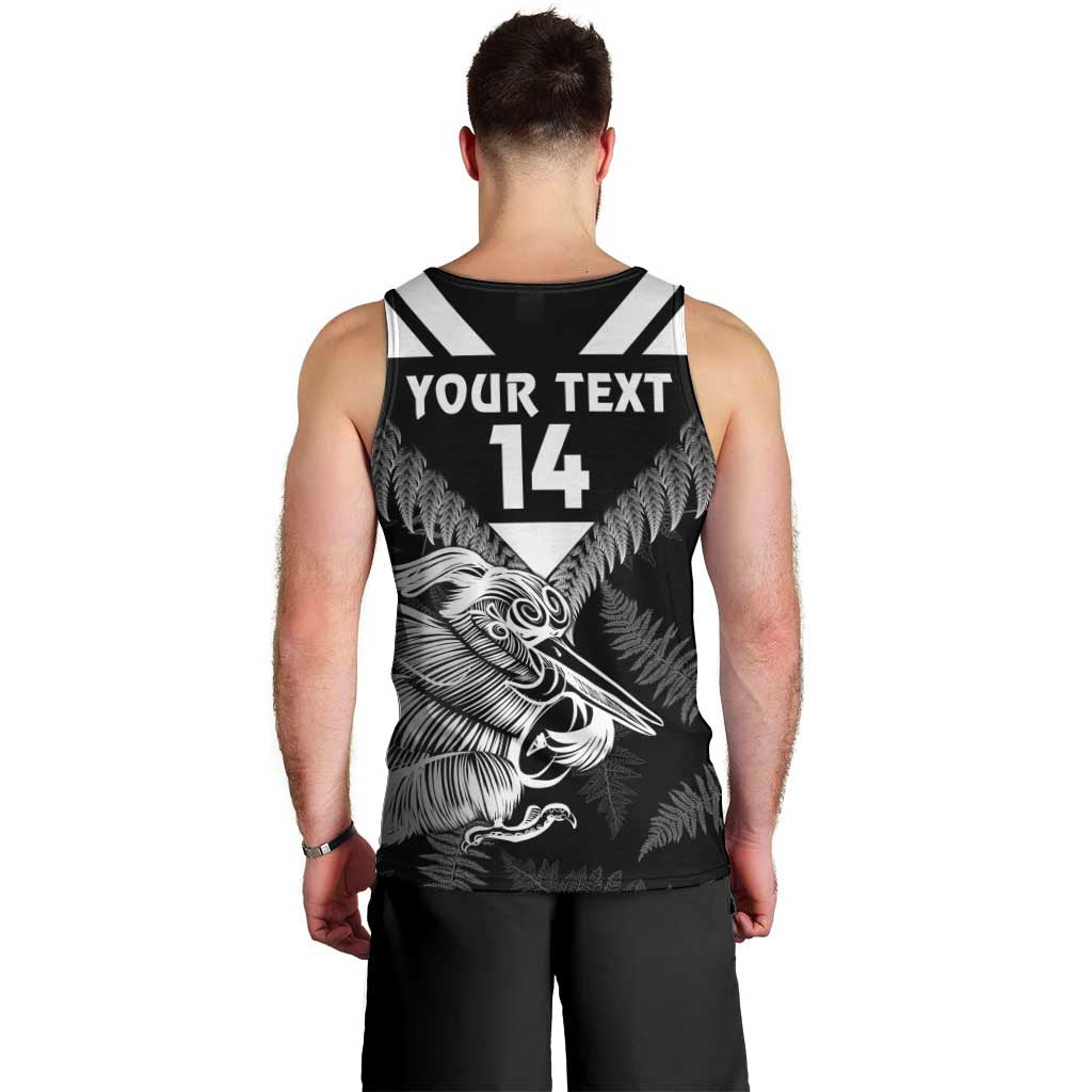 Aotearoa Silver Fern Rugby Custom Men Tank Top 2024 Go Kiwi - Vibe Hoodie Shop