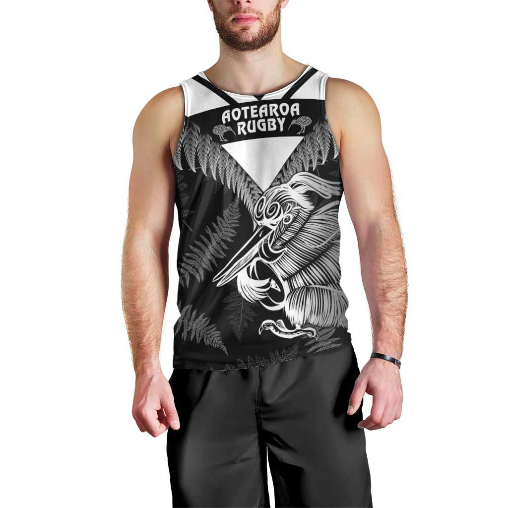 Aotearoa Silver Fern Rugby Custom Men Tank Top 2024 Go Kiwi - Vibe Hoodie Shop