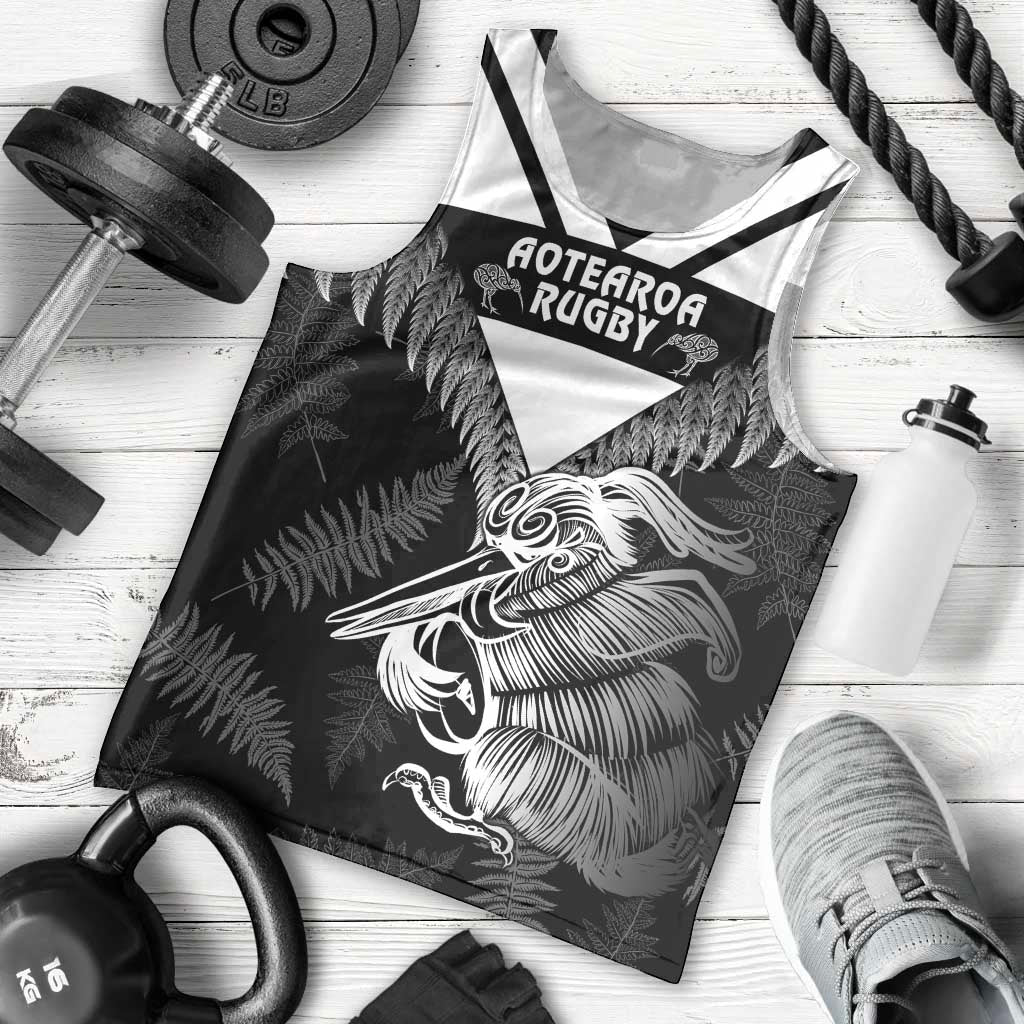 Aotearoa Silver Fern Rugby Custom Men Tank Top 2024 Go Kiwi - Vibe Hoodie Shop