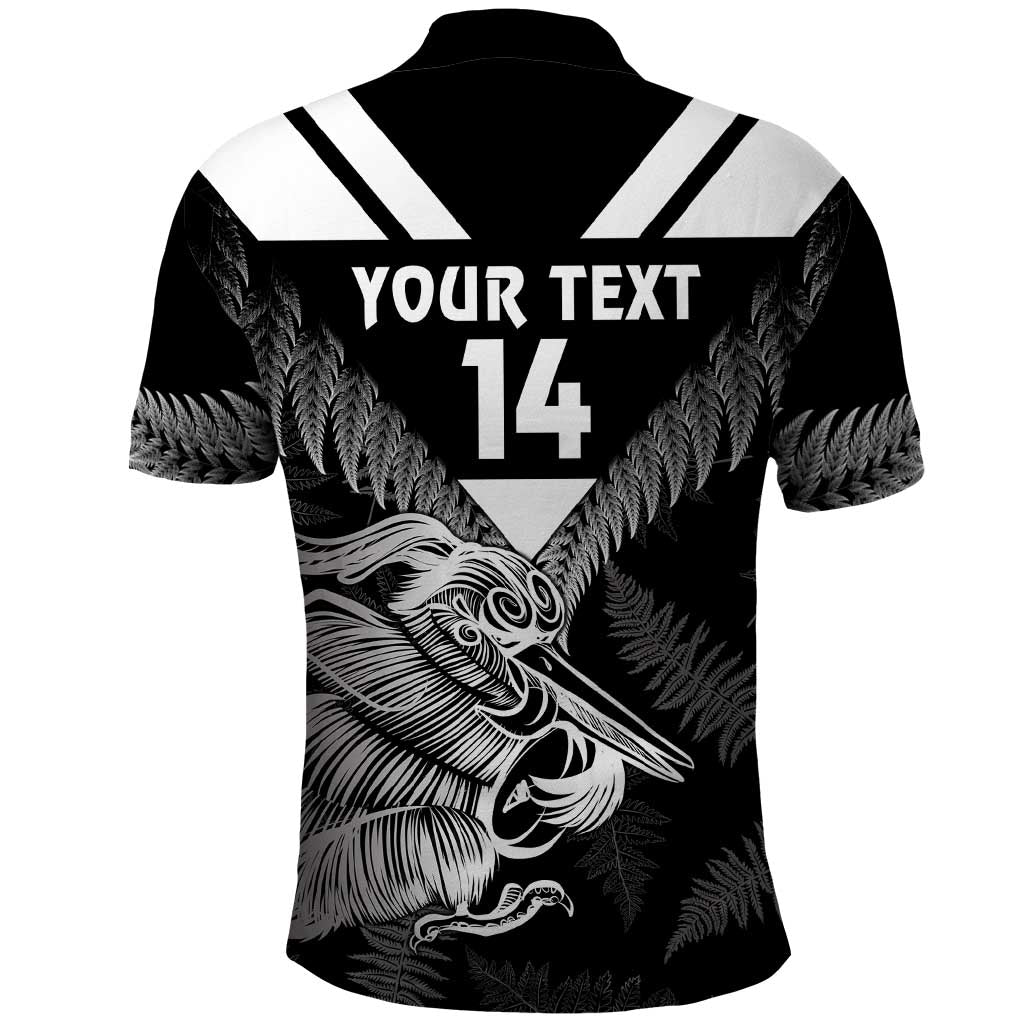 Aotearoa Silver Fern Rugby Custom Polo Shirt 2024 Go Kiwi - Vibe Hoodie Shop