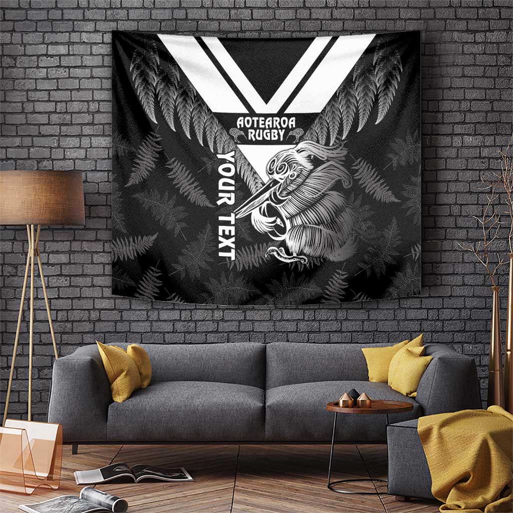 Aotearoa Silver Fern Rugby Custom Tapestry 2024 Go Kiwi - Vibe Hoodie Shop