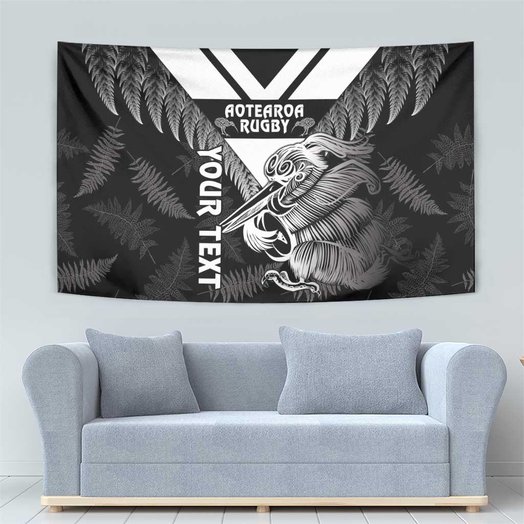 Aotearoa Silver Fern Rugby Custom Tapestry 2024 Go Kiwi - Vibe Hoodie Shop