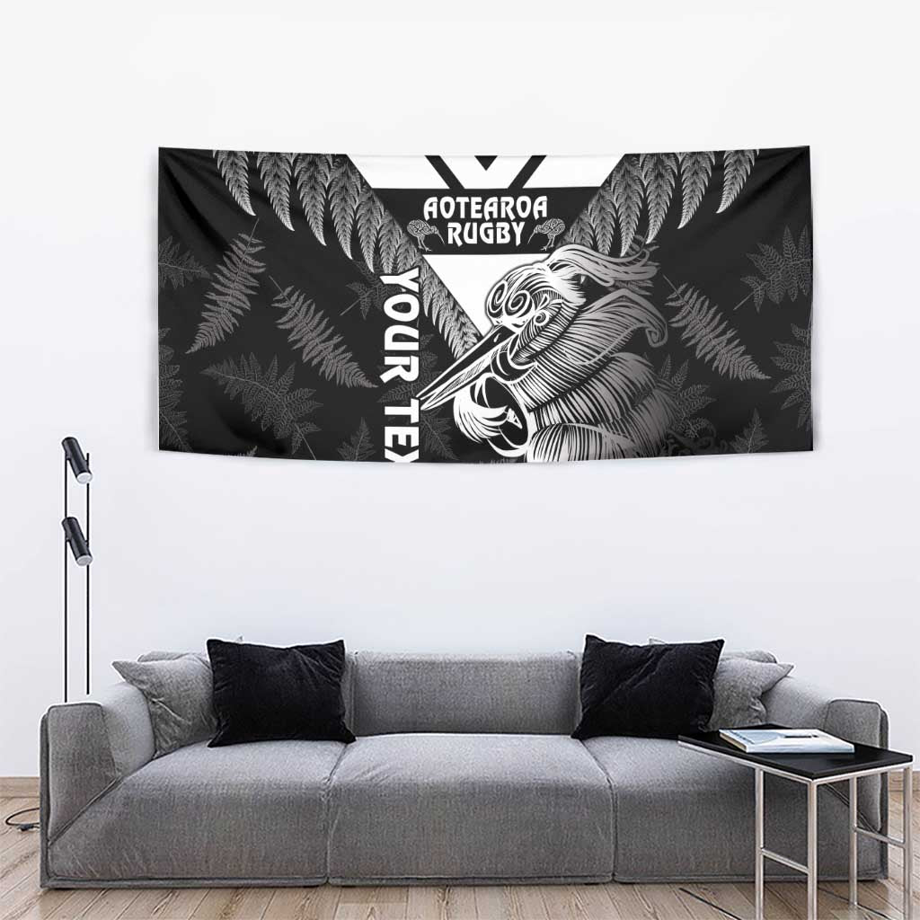 Aotearoa Silver Fern Rugby Custom Tapestry 2024 Go Kiwi - Vibe Hoodie Shop