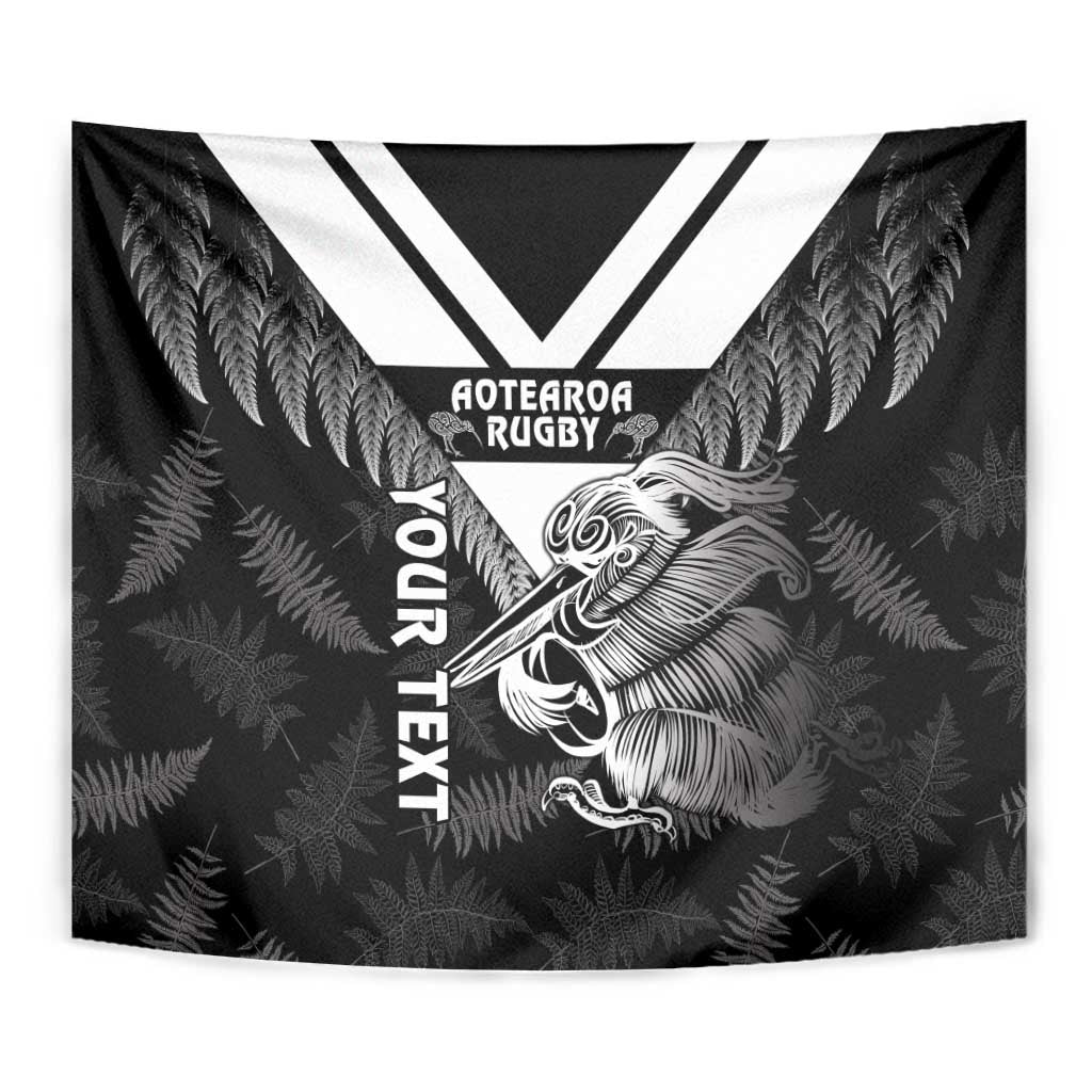 Aotearoa Silver Fern Rugby Custom Tapestry 2024 Go Kiwi - Vibe Hoodie Shop