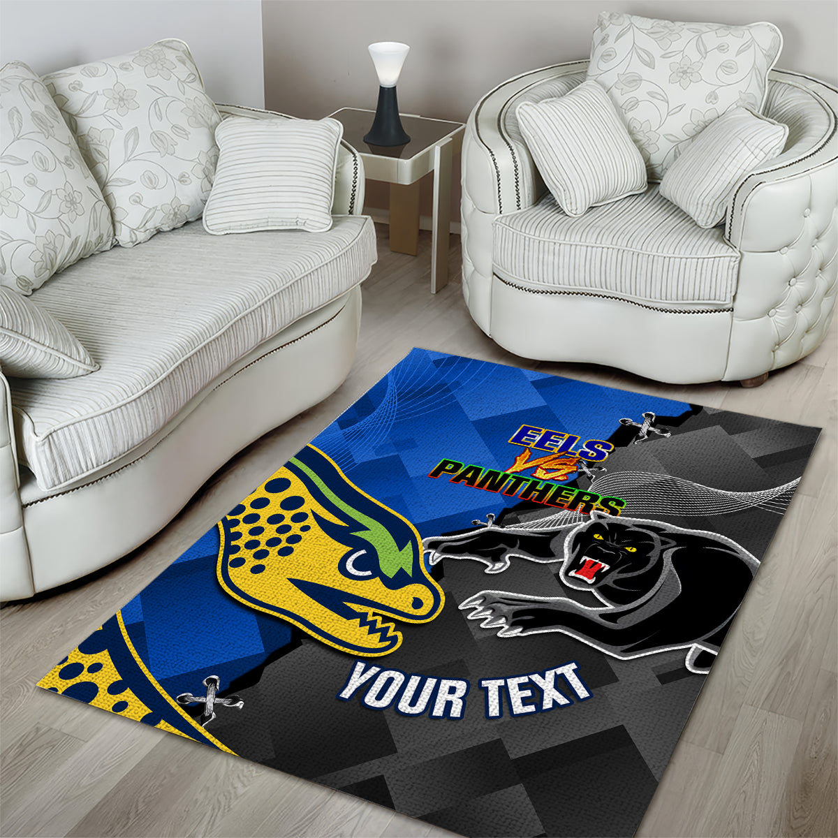 Panthers And Eels Area Rug Sporty Version - Vibe Hoodie Shop