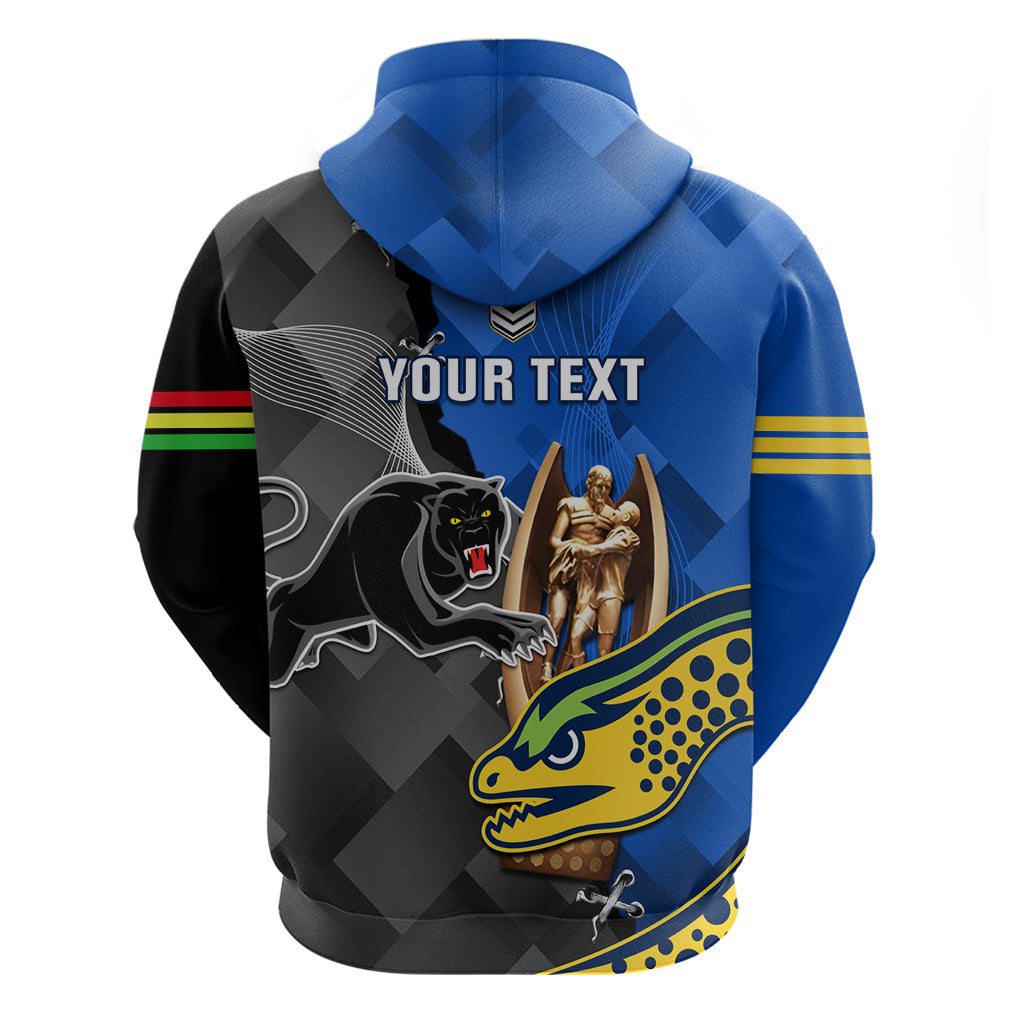 Personalised Panthers And Eels Hoodie Sporty Version - Vibe Hoodie Shop