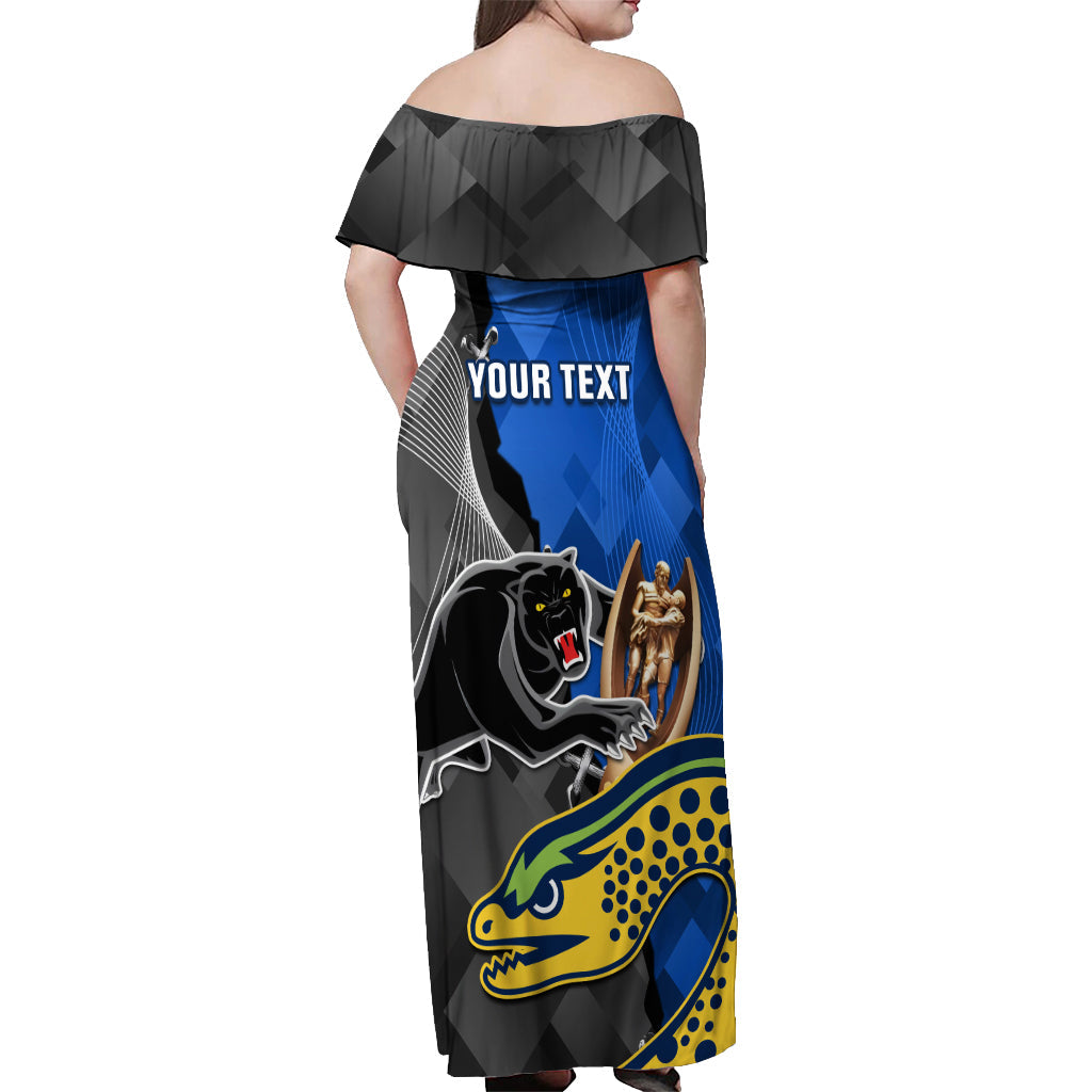 personalised-panthers-and-eels-off-shoulder-maxi-dress-sporty-version