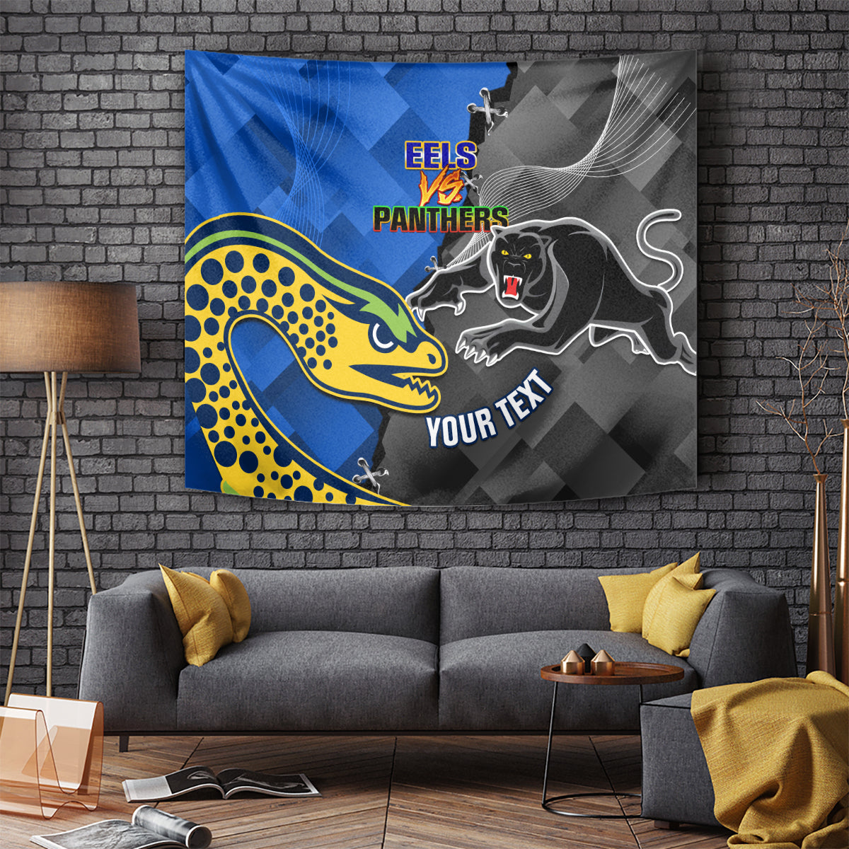 Panthers And Eels Tapestry Sporty Version - Vibe Hoodie Shop