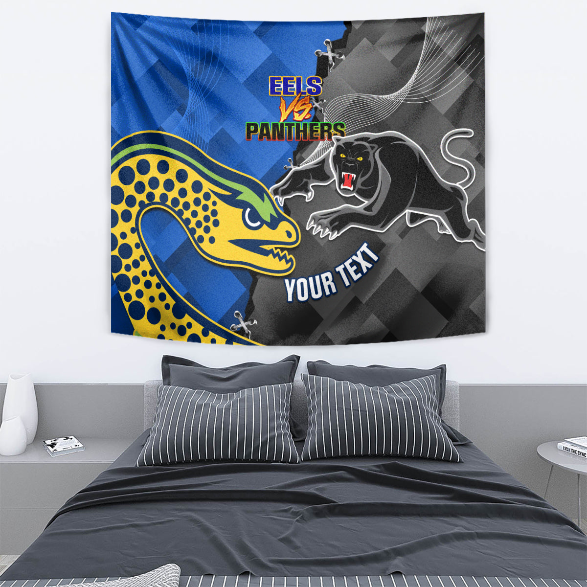 Panthers And Eels Tapestry Sporty Version - Vibe Hoodie Shop