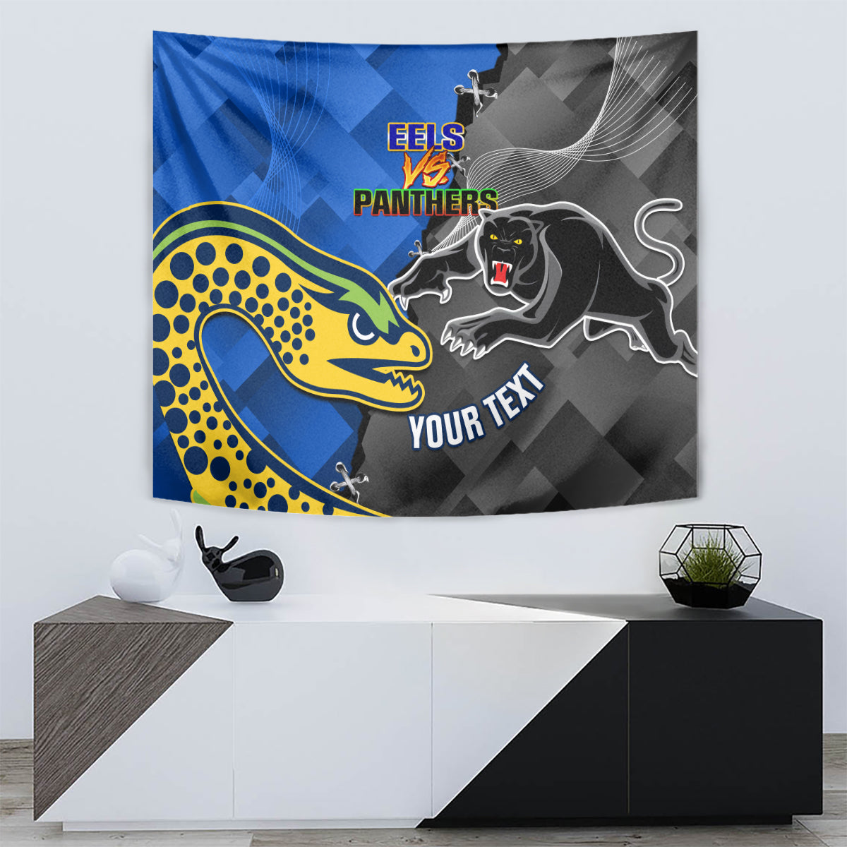 Panthers And Eels Tapestry Sporty Version - Vibe Hoodie Shop